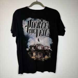 Pierce The Veil “Collide With The Sky” Black T Shirt Medium Emo Screamo Band Tee